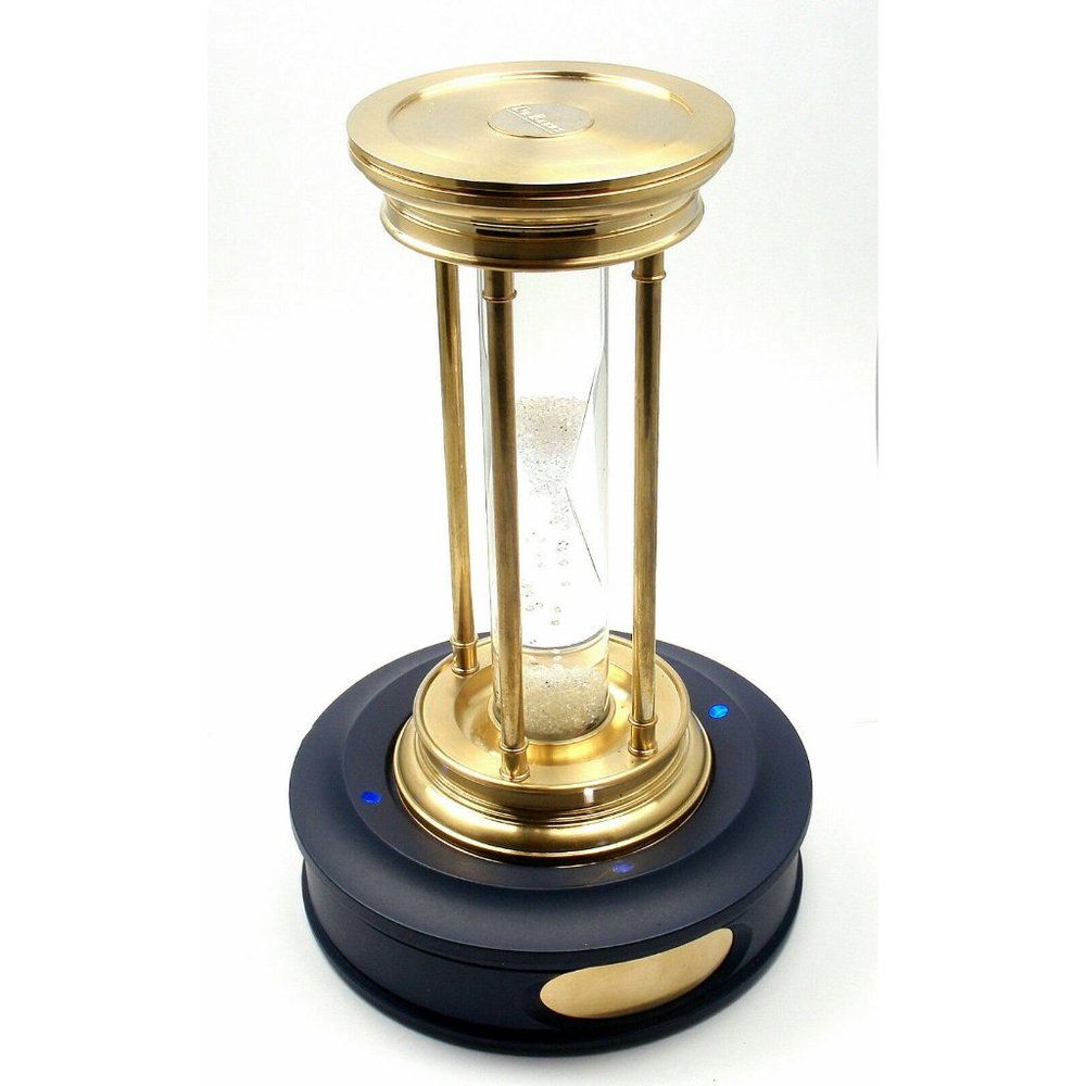Very Rare! De Beers Limited Edition Millennium 2000 Diamond Brass Hourglass - Picture 3 of 5